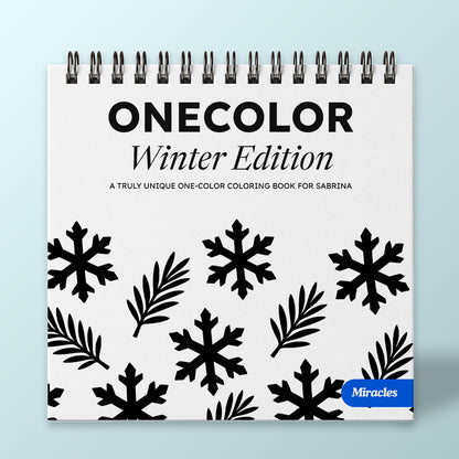 OneColor Coloring Book - Winter Edition