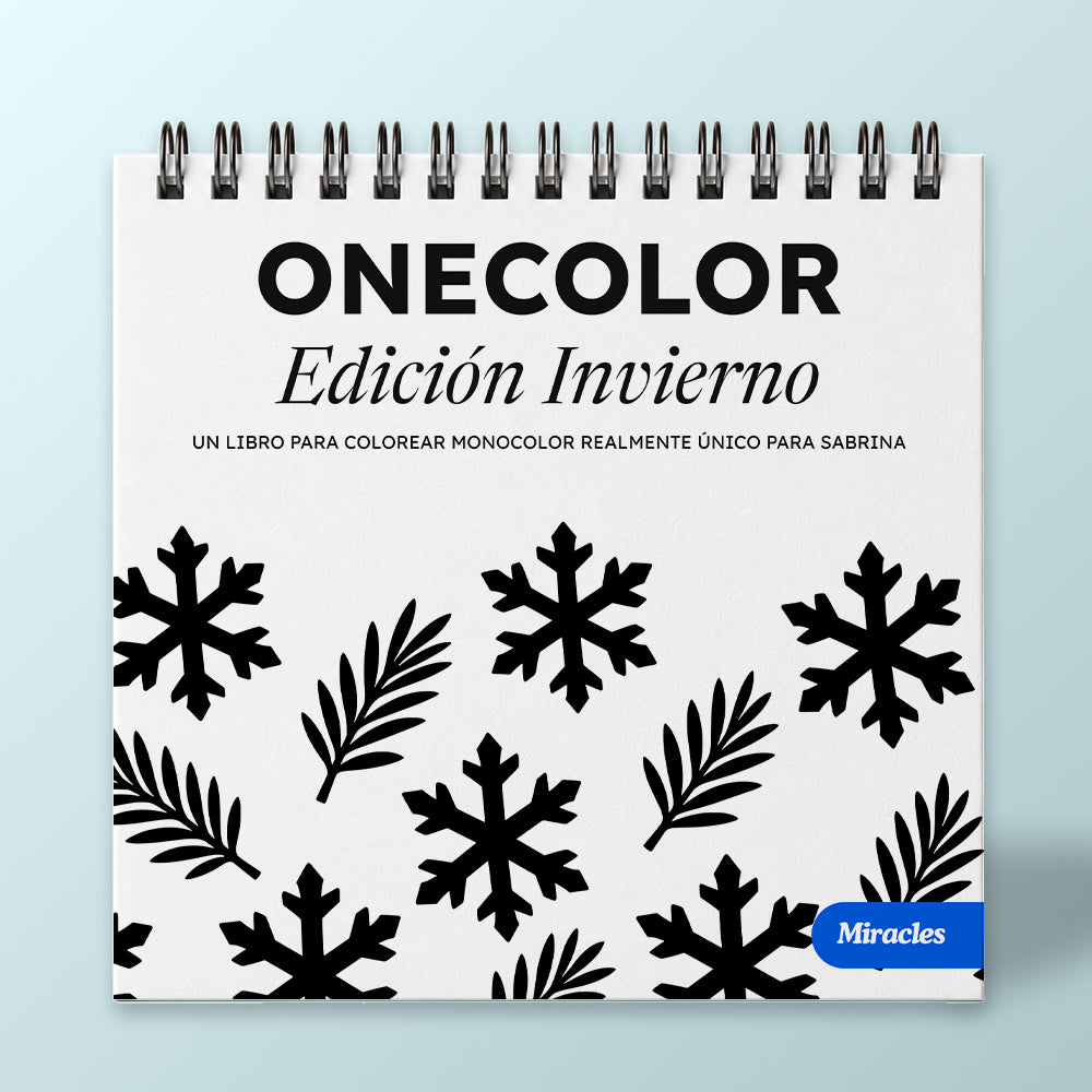 Libro para colorear OneColor - Edición de invierno