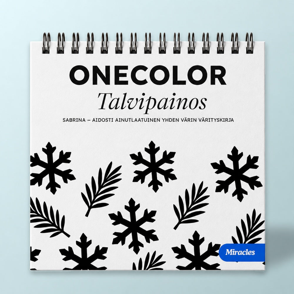 OneColor-värityskirja - Winter Edition
