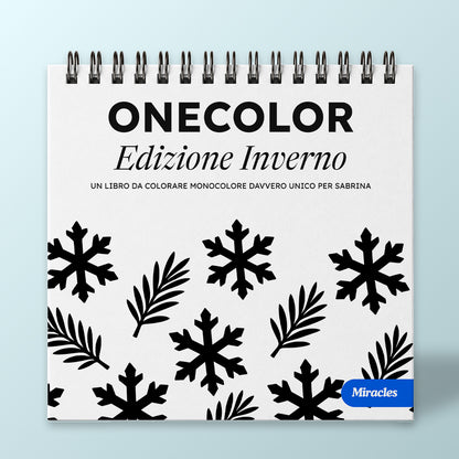 Libro da colorare OneColor - Edizione Inverno