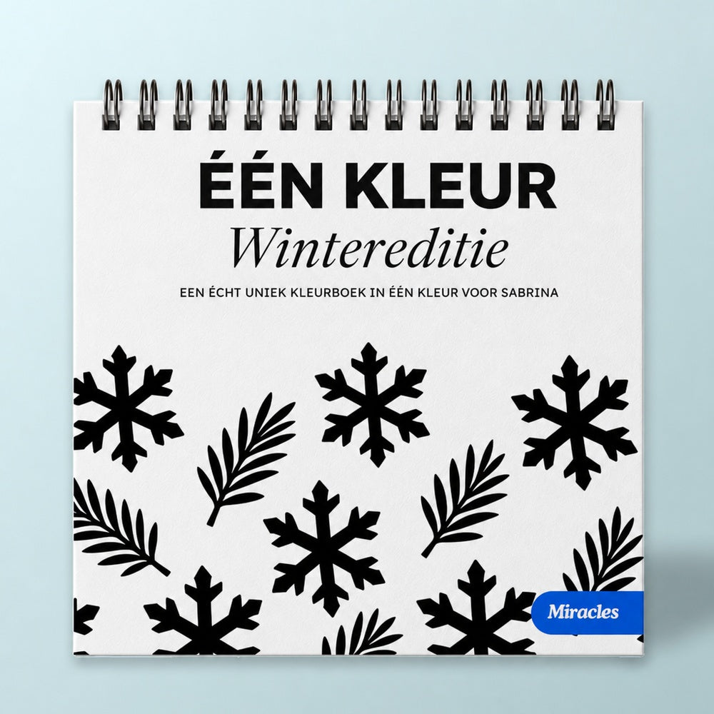 OneColor kleurboek - Wintereditie