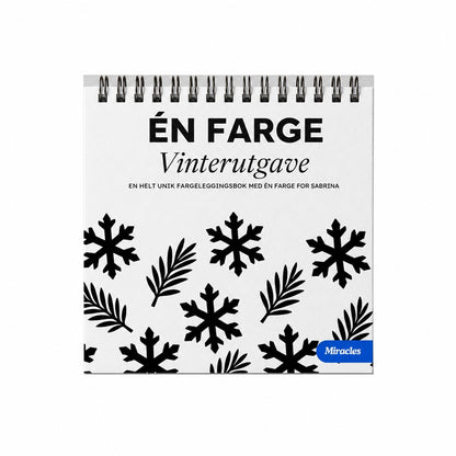 OneColor malebok - vinterutgave