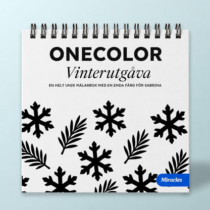 OneColor målarbok - vinterutgåva