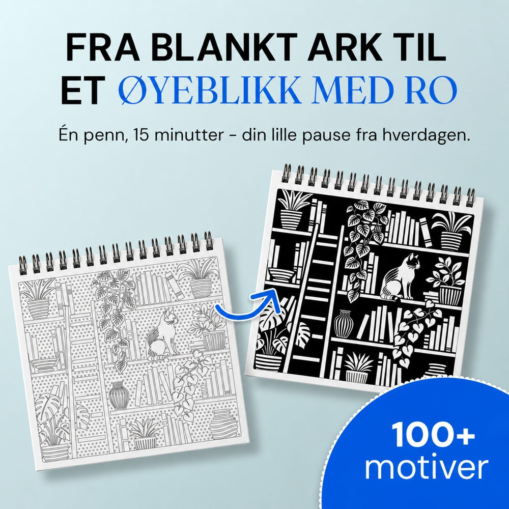 OneColor malebok - vinterutgave
