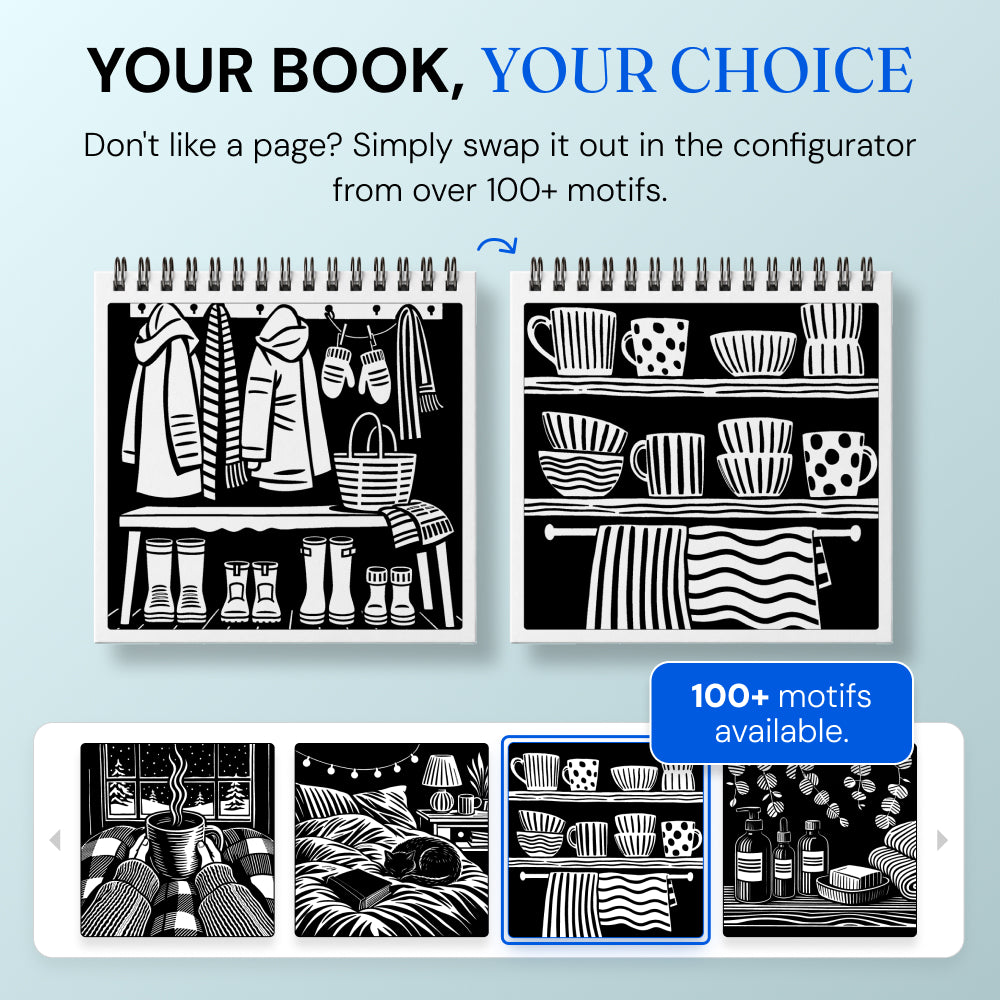 OneColor Coloring Book - Winter Edition