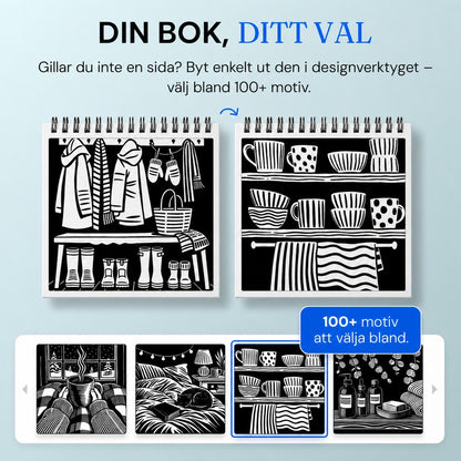 OneColor målarbok - vinterutgåva