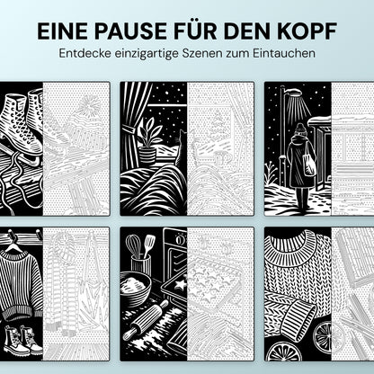 OneColor Malbuch - Winter Edition