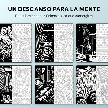 Libro para colorear OneColor - Edición de invierno