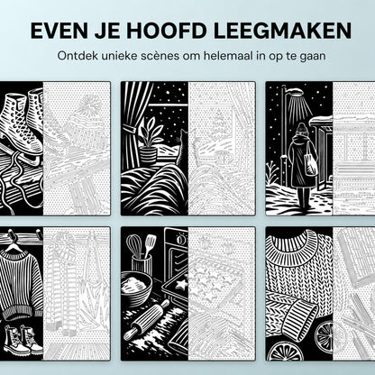 OneColor kleurboek - Wintereditie