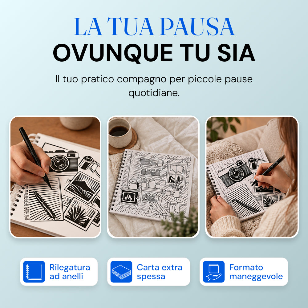 Libro da colorare OneColor - Edizione Inverno
