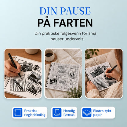OneColor malebok - vinterutgave