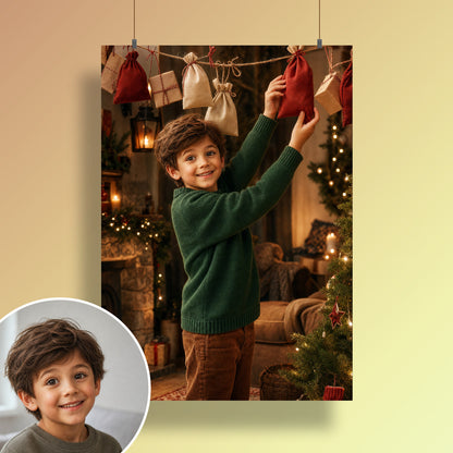 Der Adventskalender – Poster an der Wand