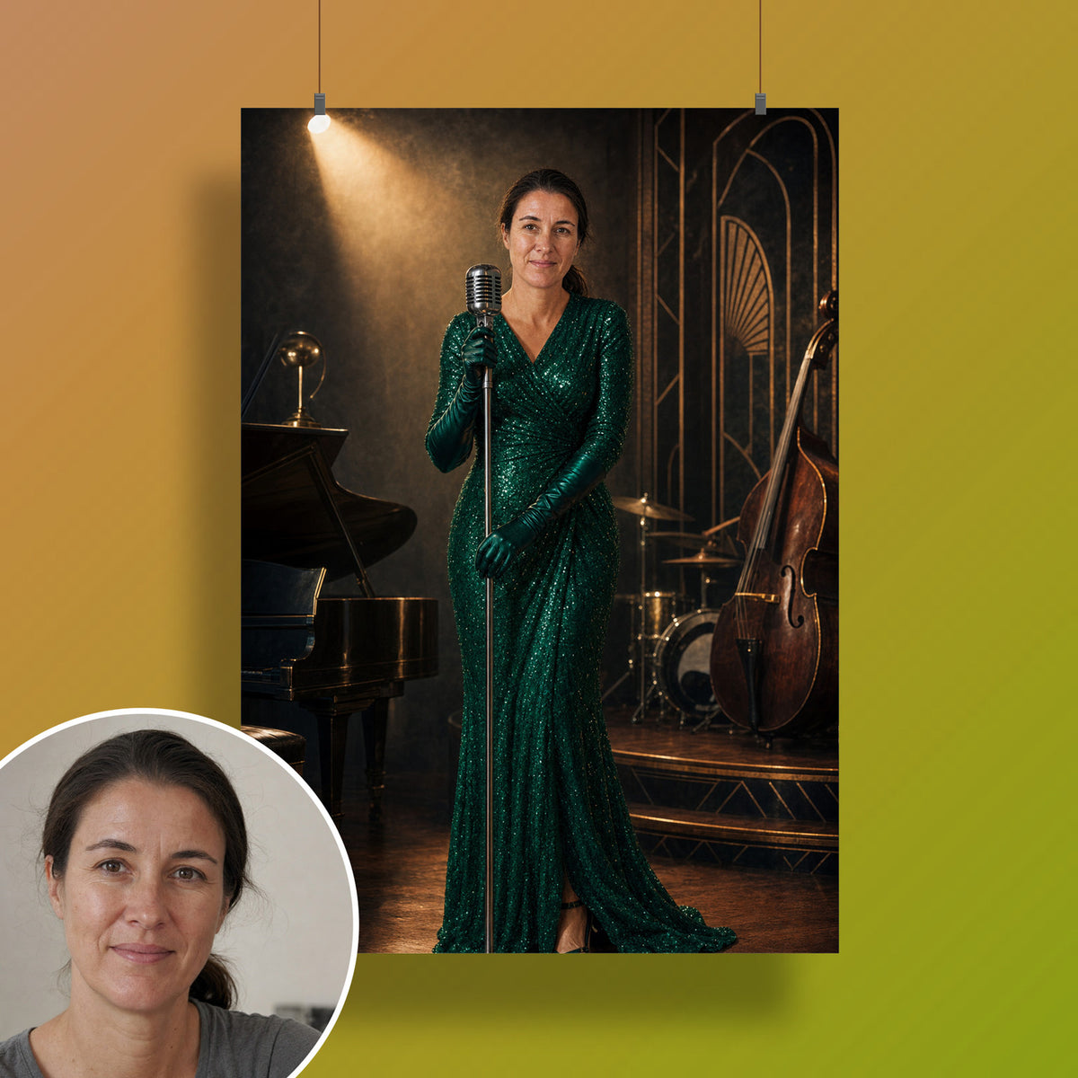  – Poster an der Wand