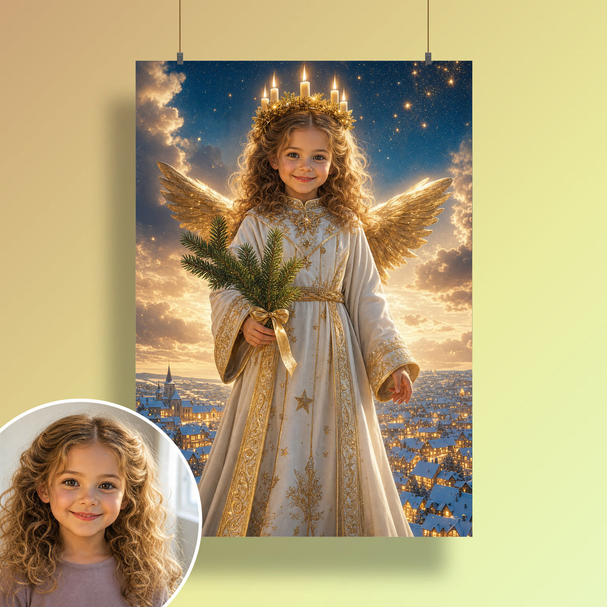 Das Christkind – Poster an der Wand