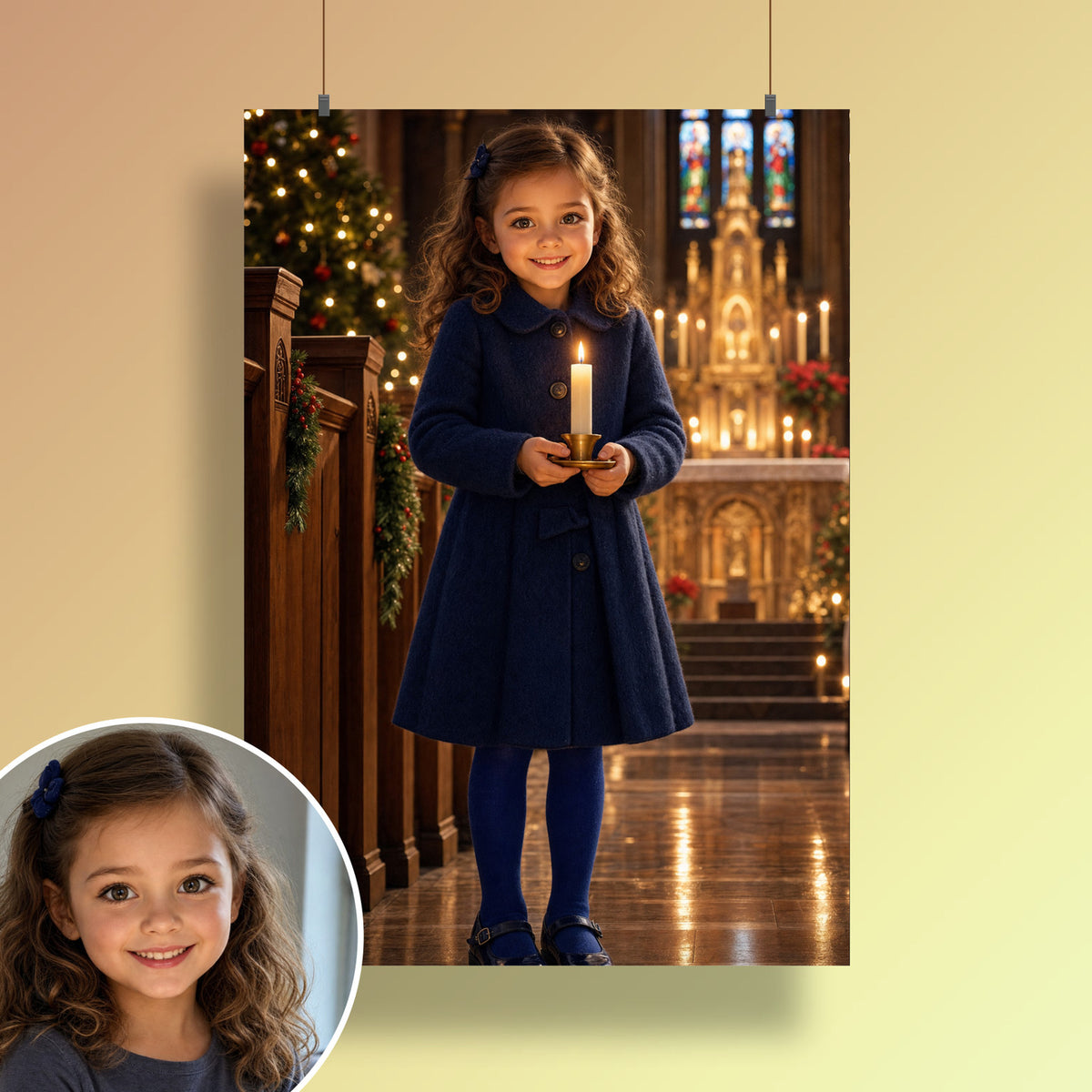 Die Christmette – Poster an der Wand