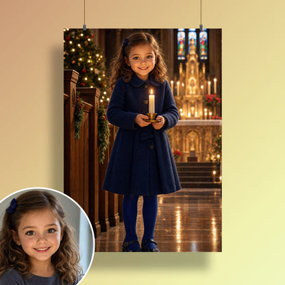 Die Christmette – Poster an der Wand