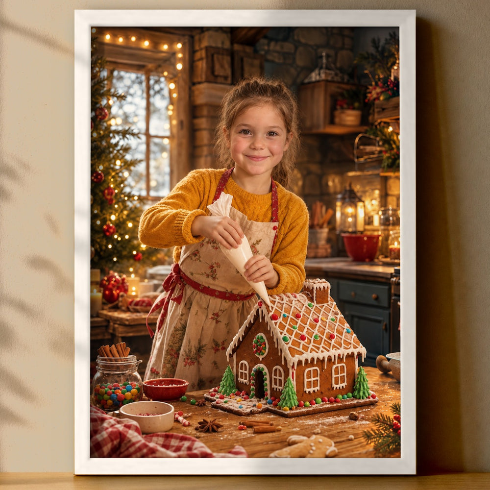 Das Lebkuchenhaus – Poster an der Wand