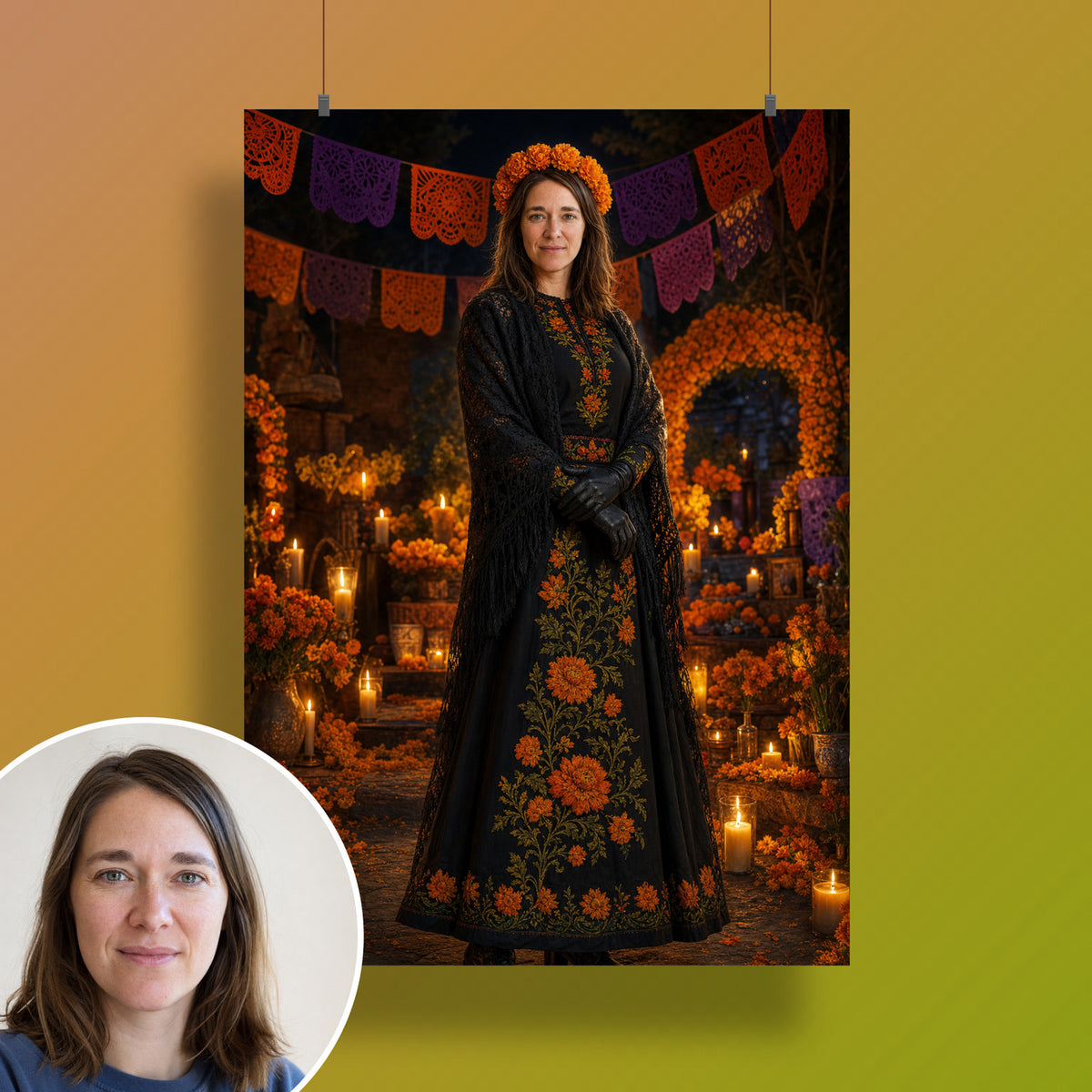  – póster en la pared