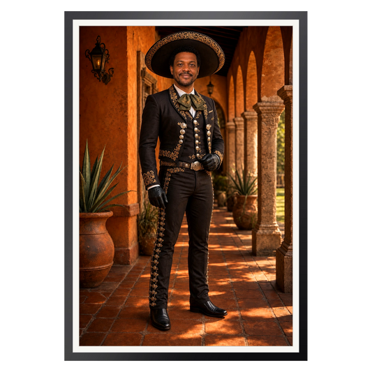 Der Charro – Poster im Rahmen
