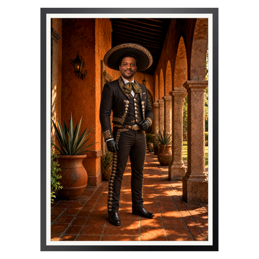 Der Charro – Poster im Rahmen