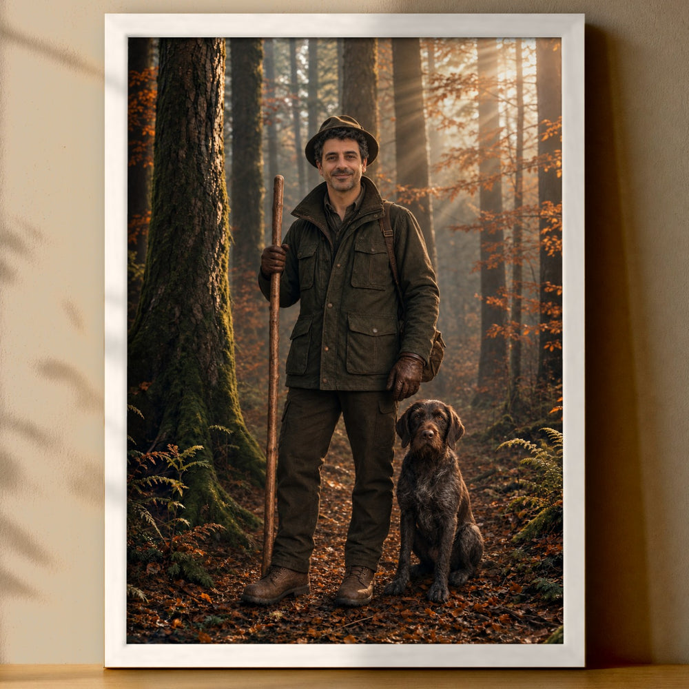 Der Förster – Poster an der Wand