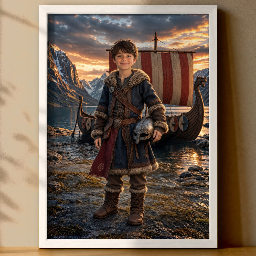 Der kleine Wikinger – Poster an der Wand