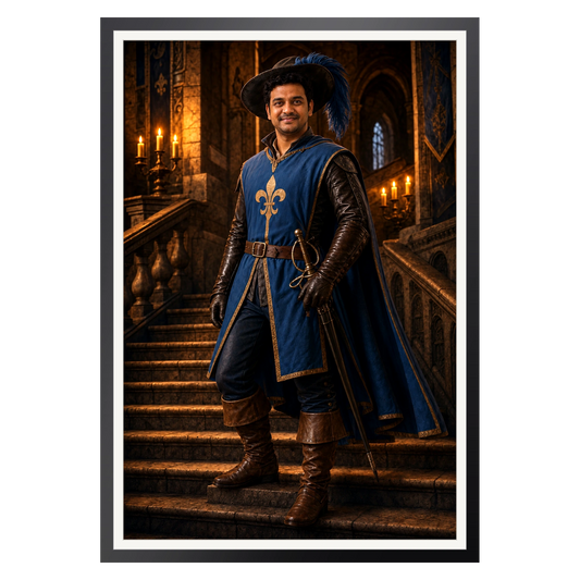 Der Musketier – Poster im Rahmen