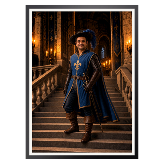 Der Musketier – Poster im Rahmen