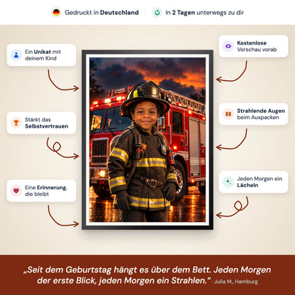 Der mutige Feuerwehrmann – Vorteile (de)