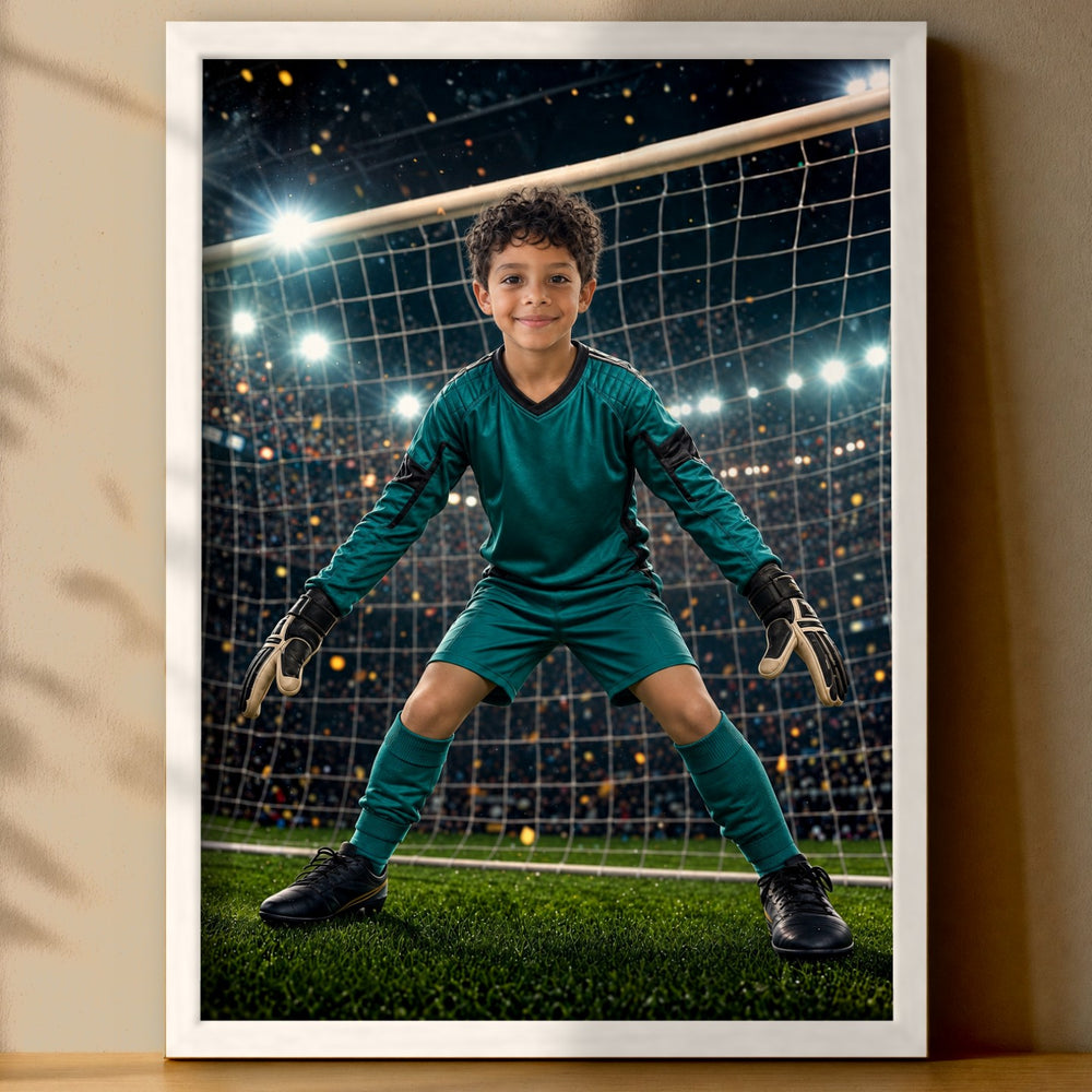 Der Torwart-Held – Poster an der Wand