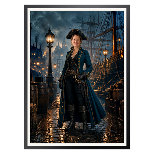 Die Piratenkönigin – Poster im Rahmen