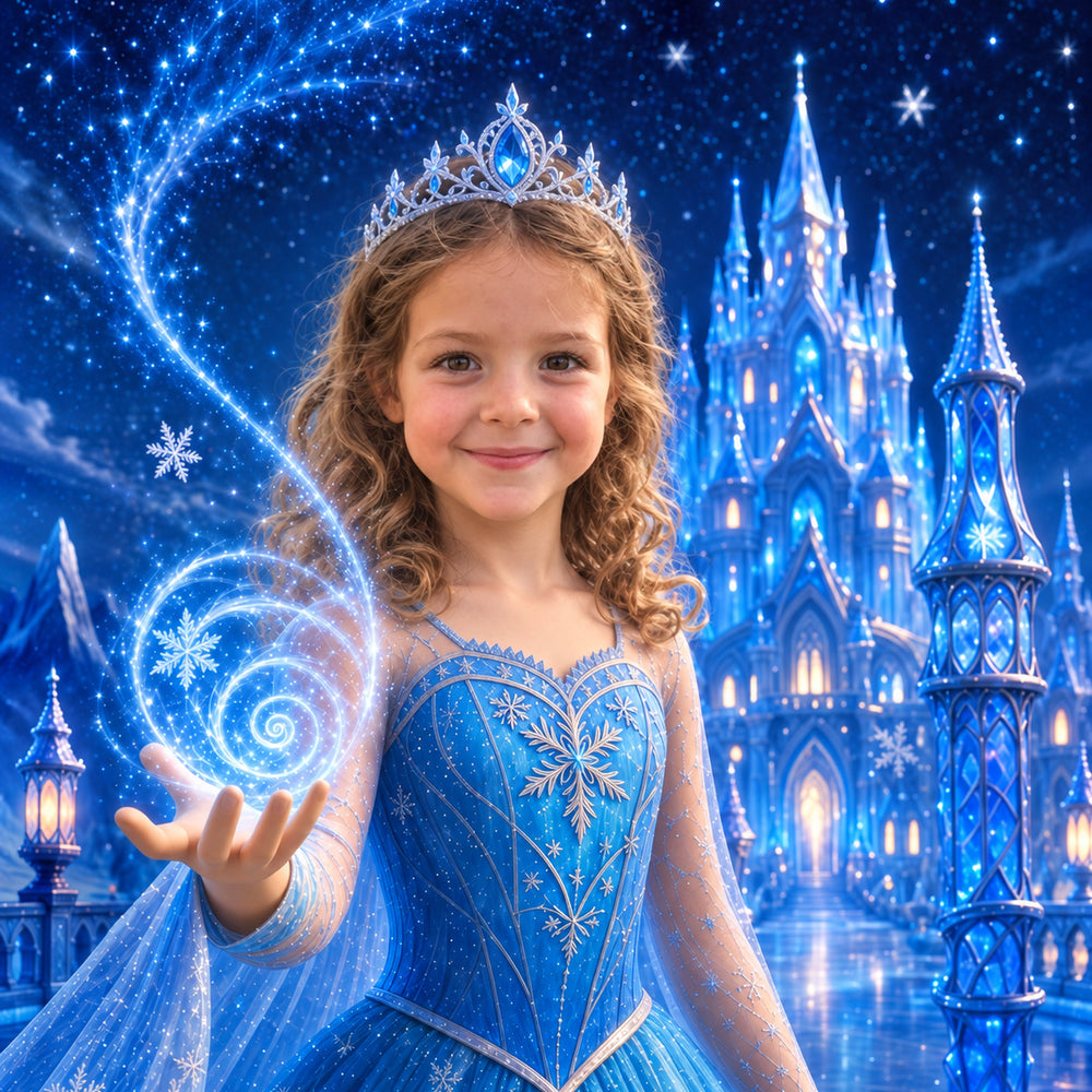 Eisprinzessin am Eisschloss | Special-Edition "3D-Animation" – Poster