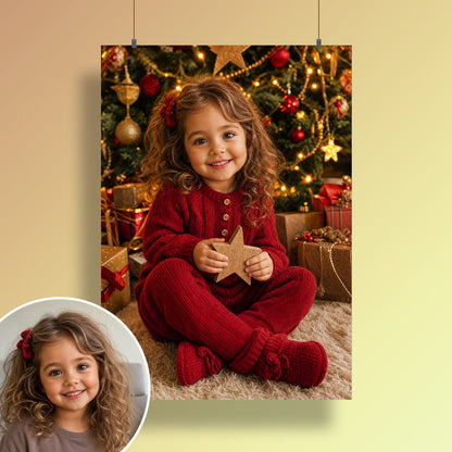 Das erste Weihnachten – Poster an der Wand