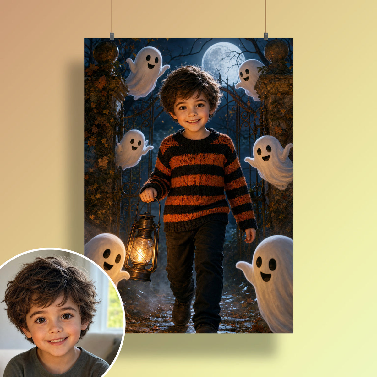 Los fantasmas amistosos – póster en la pared