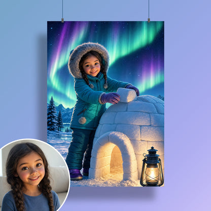 Das Iglu – Poster an der Wand