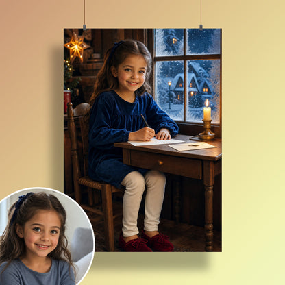 Brief ans Christkind – Poster an der Wand