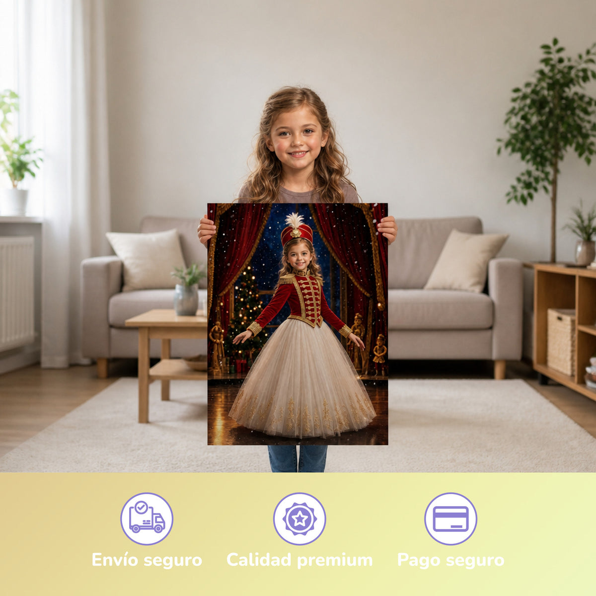 El cascanueces – niña con el póster impreso