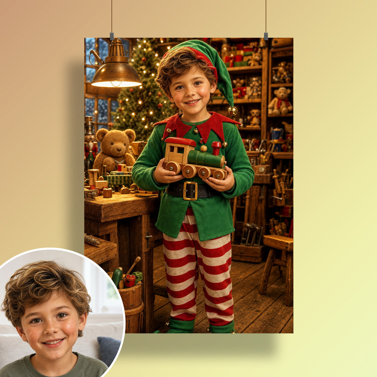 Der Weihnachtswichtel – Poster an der Wand