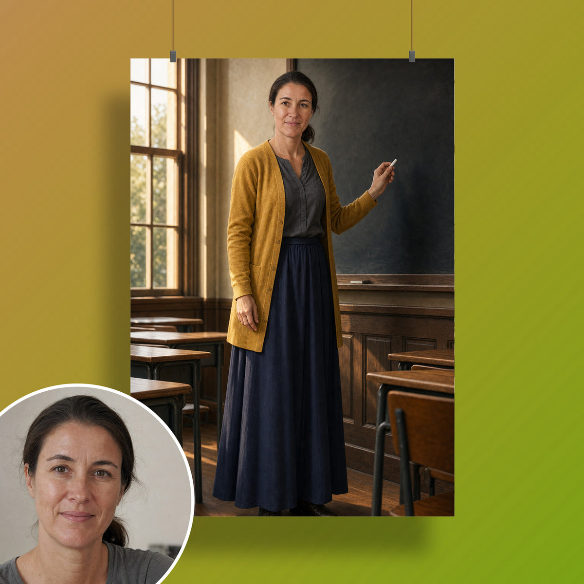  – Poster an der Wand