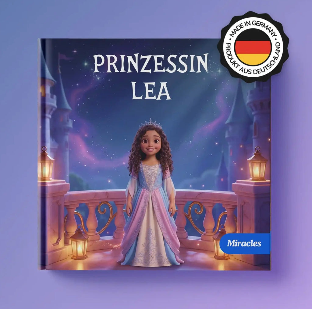 Gedrucktes Buchcover Prinzessin Lea