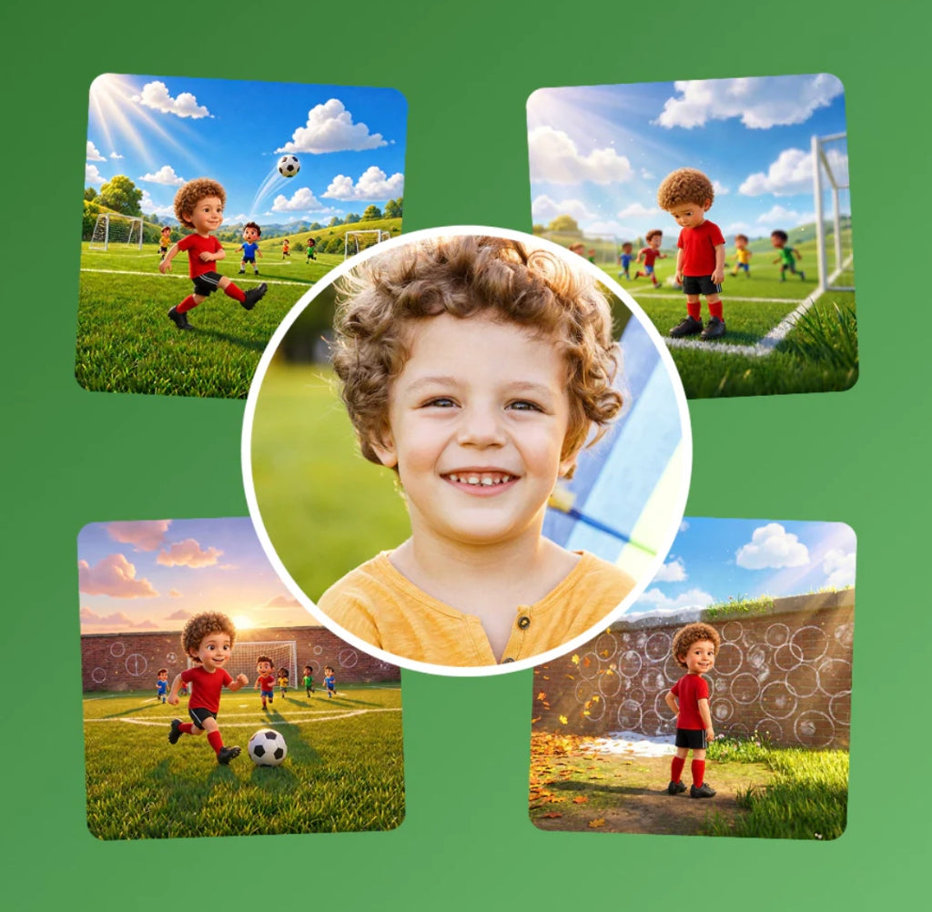 Felix Soccer Star photo mapping and page previews